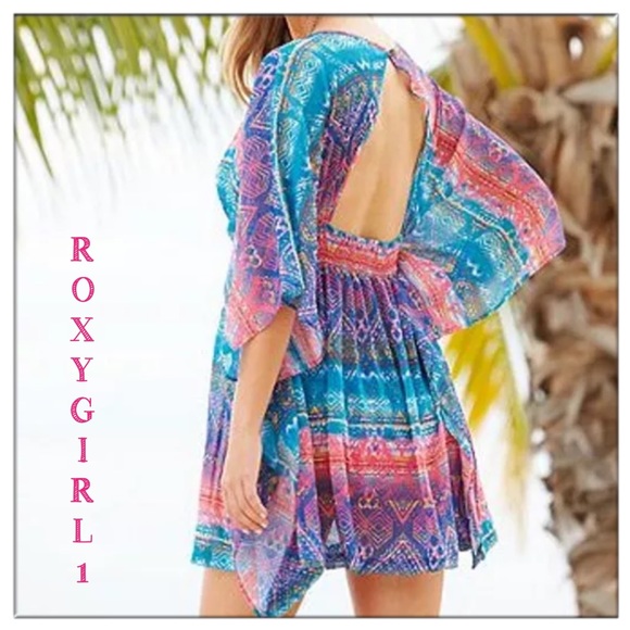 Jessica Simpson Multicolor Cutout Swimsuit Coverup - Picture 2 of 3